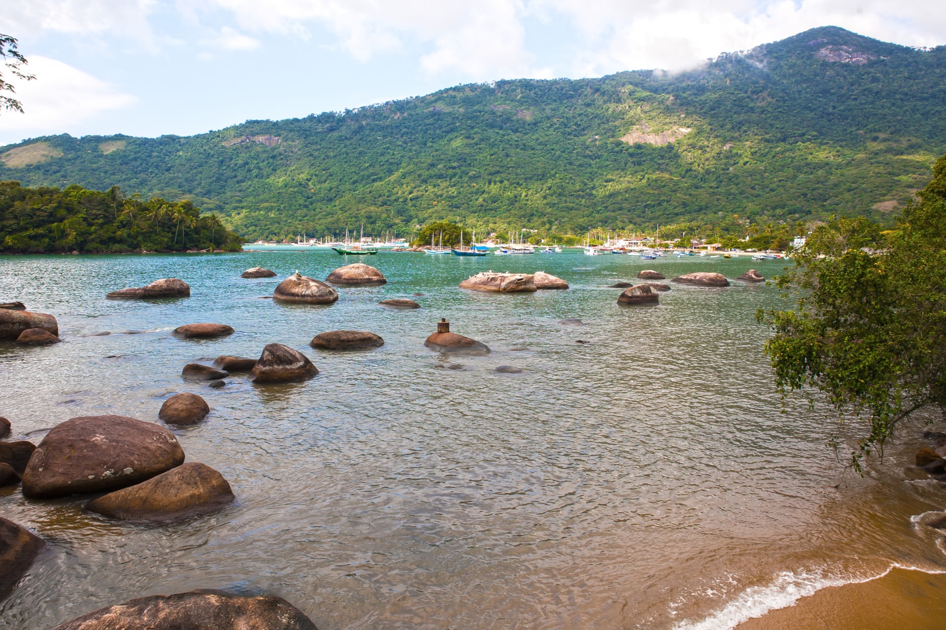 blaue lagune ilha grande rio de janeiro staat brasilien