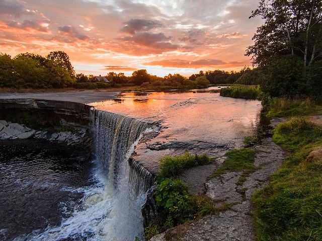 Iguazu Wasserfalle sonnenuntergang