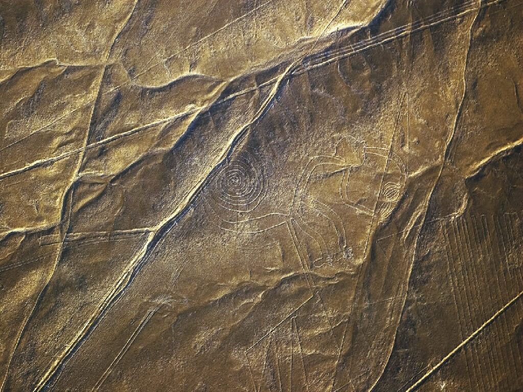 Nazca Linien in Peru von oben