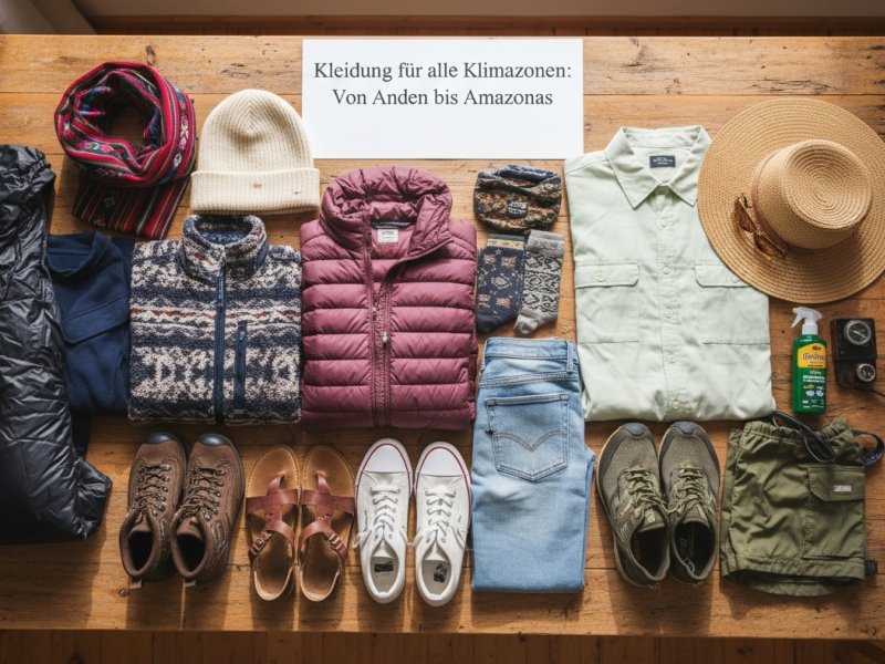 Packliste fuer Outdoor Trekkingtouren in Peru