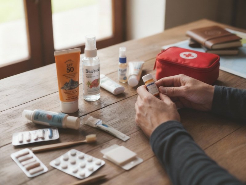 Reiseapotheke Hygiene Kosmetik